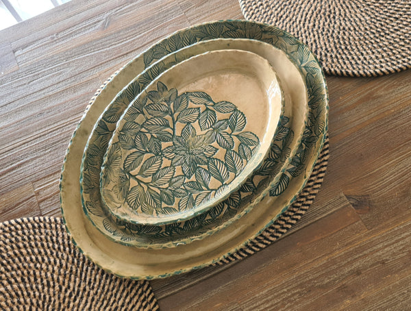 Ceramic platter pottery handmade south africa