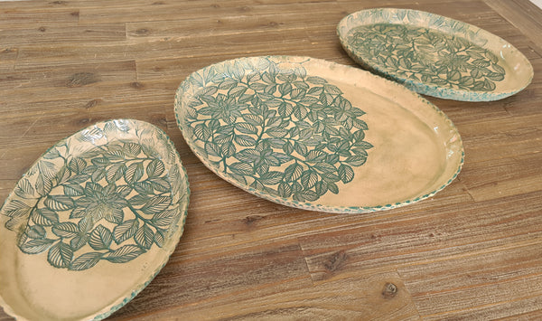 Ceramic platter pottery handmade south africa