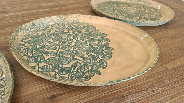 Ceramic platter pottery handmade south africa