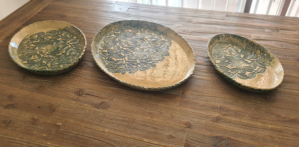 Ceramic platter pottery handmade south africa