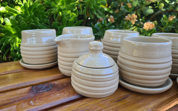 Bee-Mugs set - Sandstone