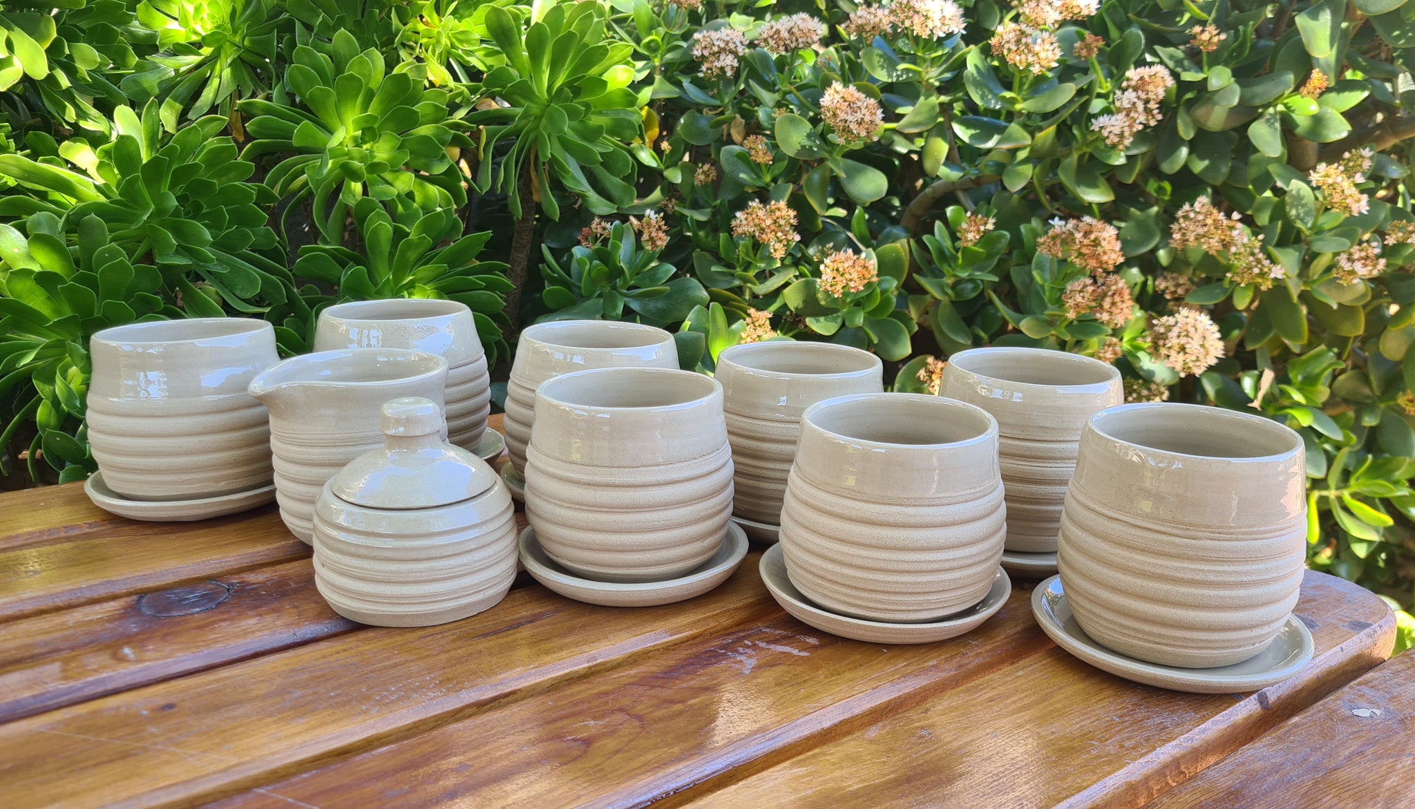 Bee-Mugs set - Sandstone