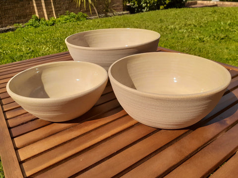 Handmade ceramic Dinner Sets - Stoneware and Caveware – Mother Earth ...