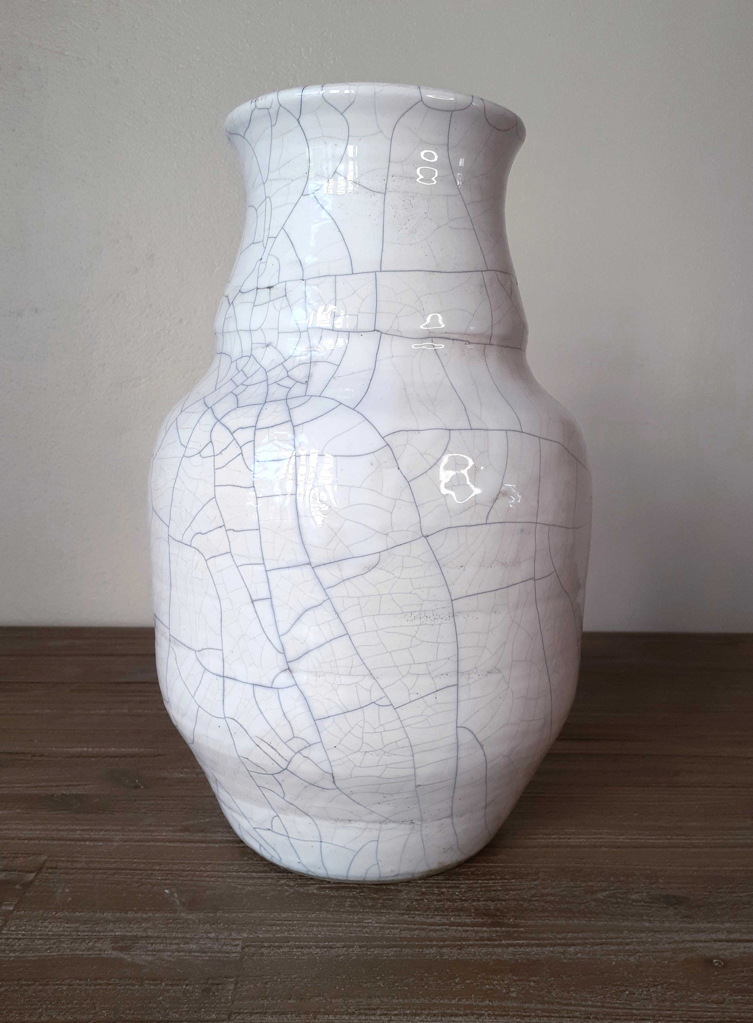 glazed raku clay cracked pottery ceramics vase cape town