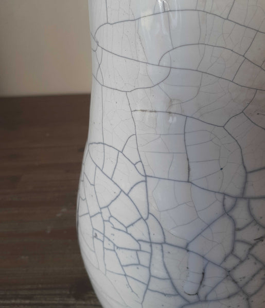 glazed raku clay cracked pottery ceramics vase cape town