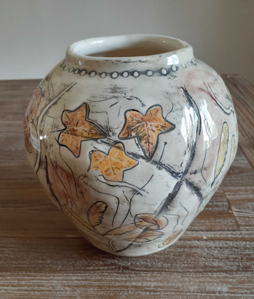 ceramic pottery glazed vase home decor