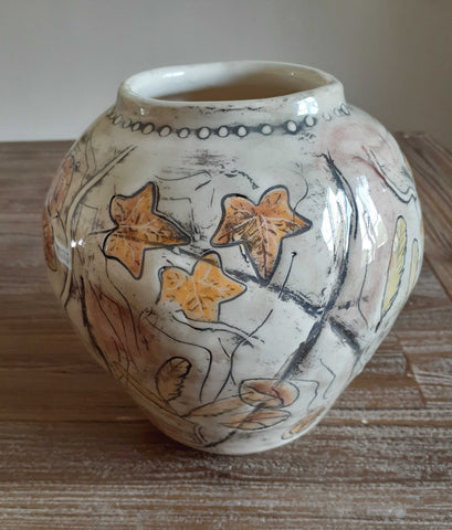 ceramic pottery glazed vase home decor