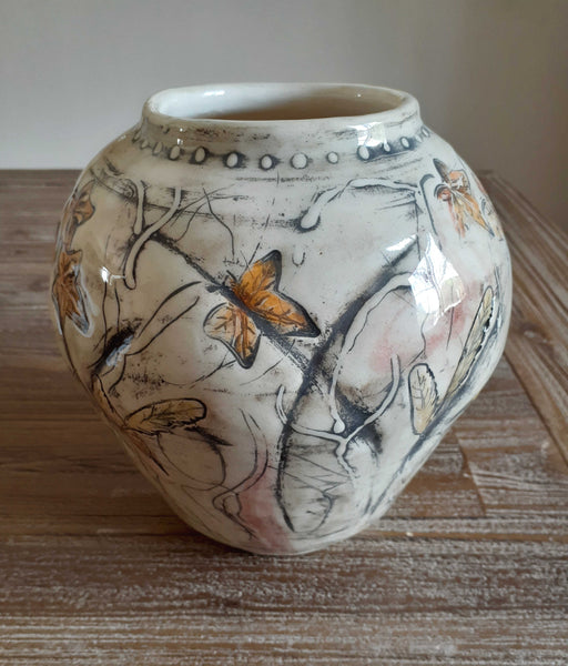 ceramic pottery glazed vase home decor