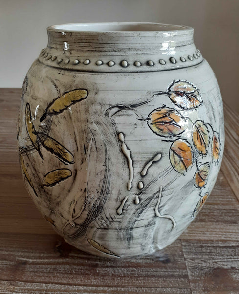 ceramic pottery glazed vase home decor