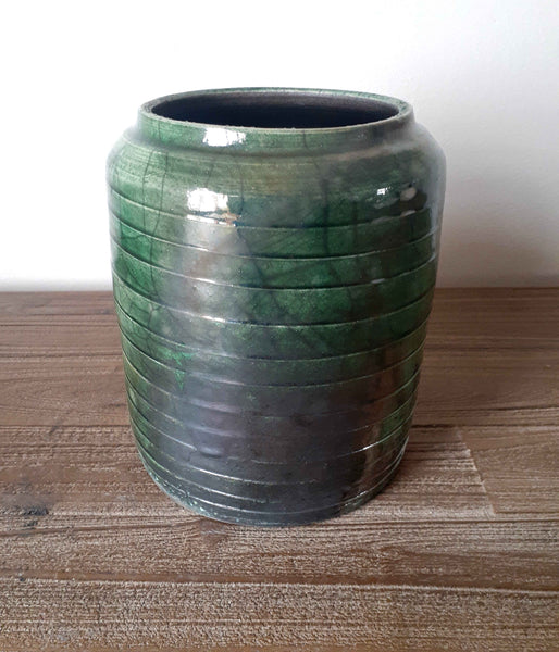 glazed raku clay cracked pottery organic ceramics