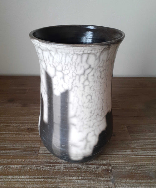 raku ceramic vase organic pottery