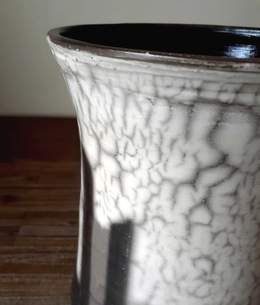 raku ceramic vase organic pottery