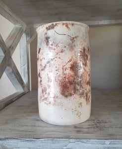 saggar vase organic pottery clay ceramics firing cape town