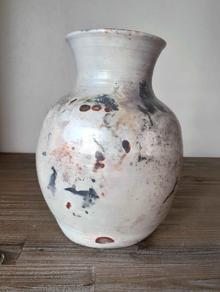 saggar vase organic pottery clay ceramics firing cape town