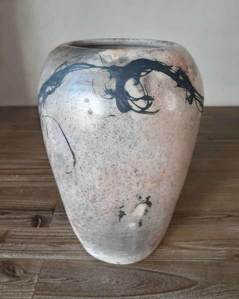 saggar vase organic pottery clay ceramics firing cape town