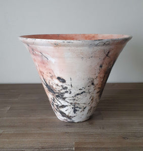 saggar vase organic pottery clay ceramics firing