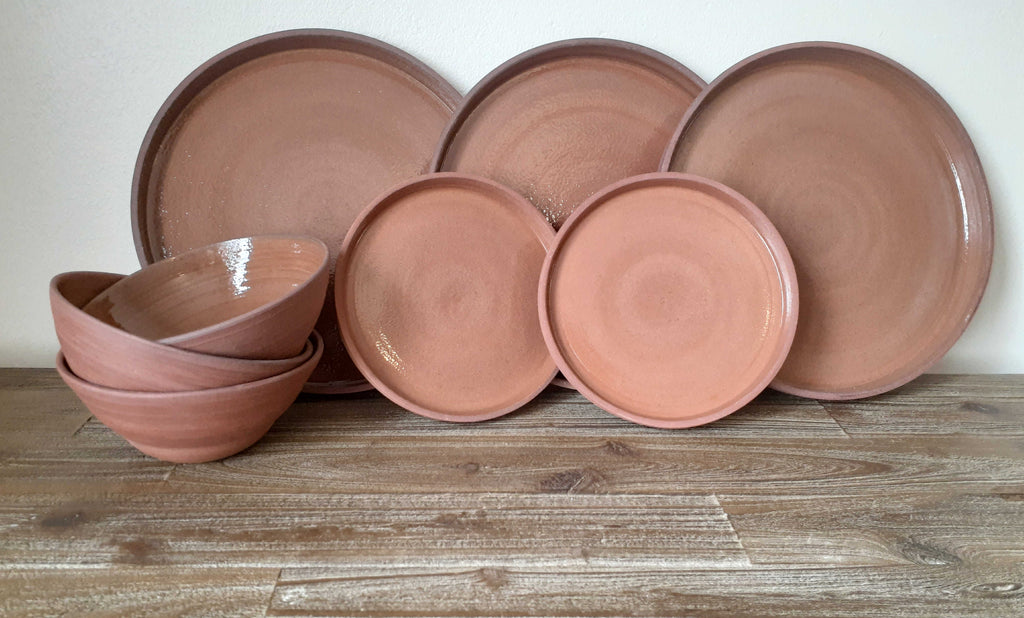 Red Clay Terracotta Dinner Plate